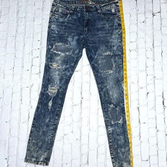 VIP Jeans Women’s Distressed Denim - Picture 1 of 5